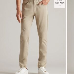 RHONE NWT ALTERED Men's Khaki Commuter Five Pocket Pants